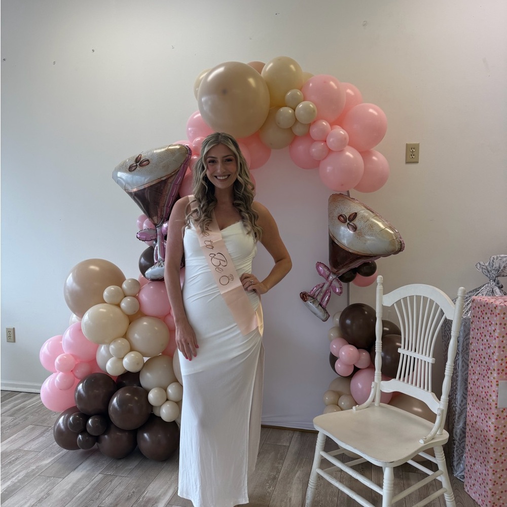 Selfie Leslie White Maxi Dress with Lace Detail